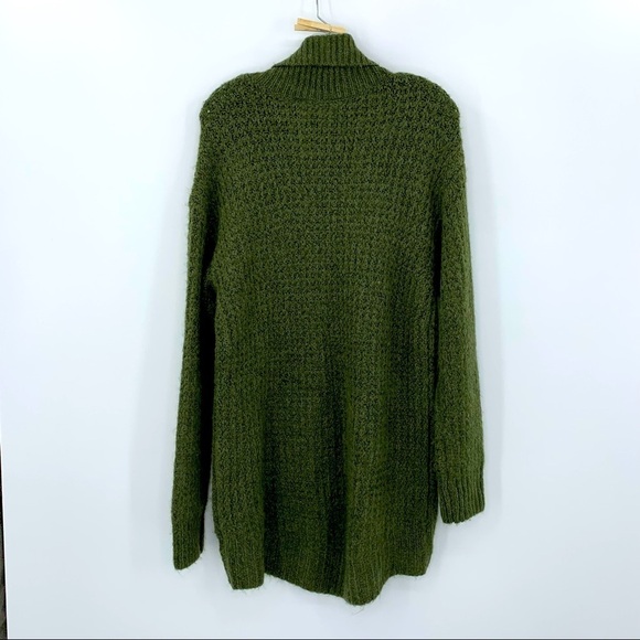 Alpine Design Wool Blend Oversized Longline Turtleneck Sweater - Picture 5 of 6